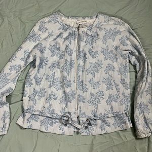 Endless Rose Blue Floral Jacket